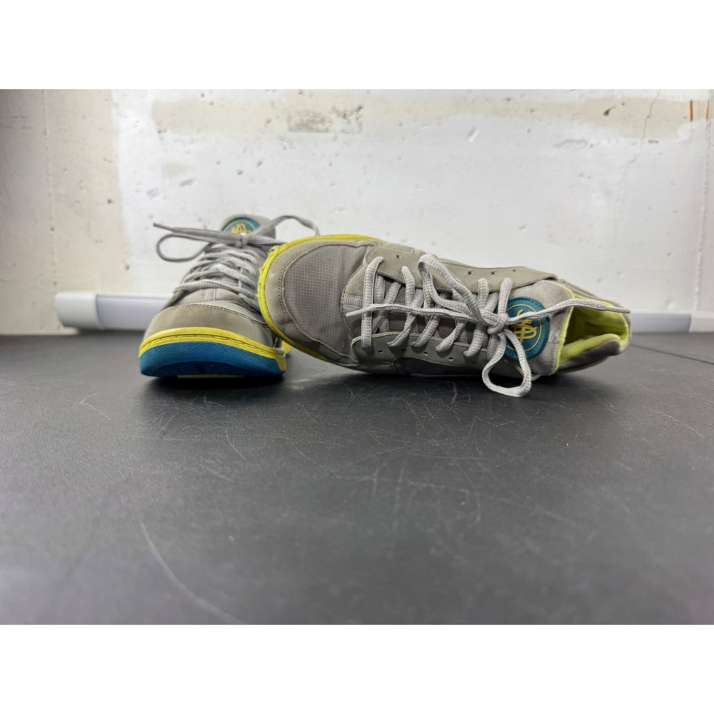 Nike Huarache Low Top‎ Sneakers Grey Yellow Blue Mens Athletic Shoes